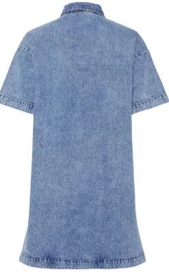 Pieces Kjole - Kenya - Medium Blue Denim