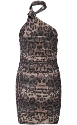 Pieces Kjole - Nalle - Black/Leo