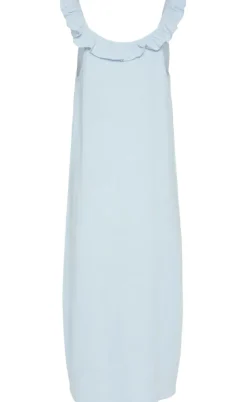 Pieces Kjole - Sastina - Cashmere Blue