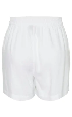 Pieces Shorts - Pia - Bright White