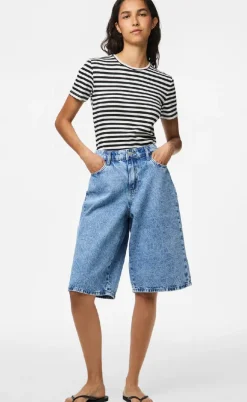 Pieces Shorts - Sky - Medium Blue Denim