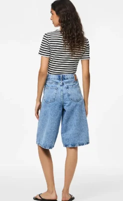 Pieces Shorts - Sky - Medium Blue Denim