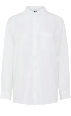 Pieces Skjorte - Pia - Bright White