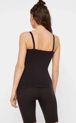 Pieces Top - Plain - Black