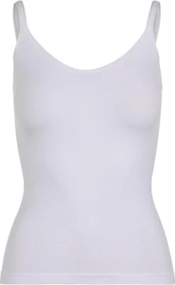 Pieces Top - Plain - White