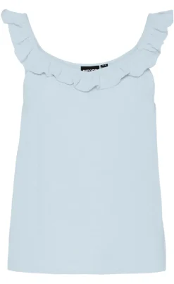 Pieces Top - Sastina - Cashmere Blue