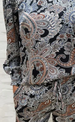 Say INA Copenhagen Bluse - Chili - Paisley Night