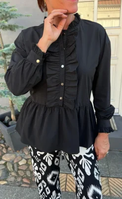 Say INA Copenhagen Bluse - Frida - Black