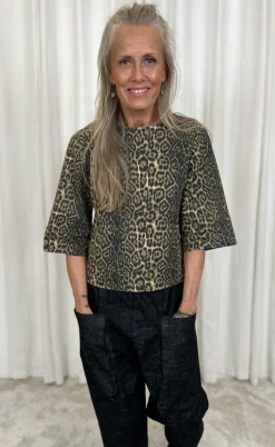 Say INA Copenhagen Bluse - Lara - Leopard