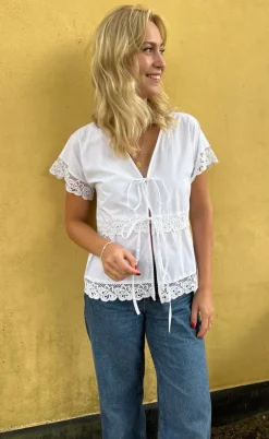 Say INA Copenhagen Bluse - Laura - White