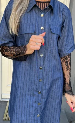 Say INA Copenhagen Bluse - Lissa Lace - Black