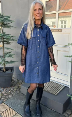 Say INA Copenhagen Bluse - Lissa Lace - Black