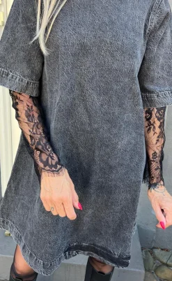 Say INA Copenhagen Bluse - Lissa Lace - Black