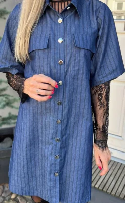 Say INA Copenhagen Bluse - Lissa Lace - Black