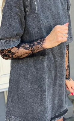 Say INA Copenhagen Bluse - Lissa Lace - Black