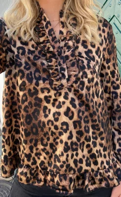 Say INA Copenhagen Bluse - Pia - Leopard