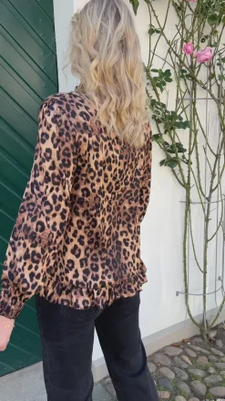 Say INA Copenhagen Bluse - Pia - Leopard