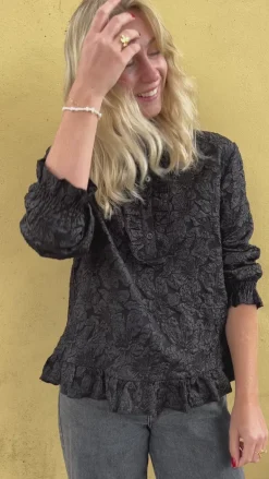 Say INA Copenhagen Bluse - Roxie - Black