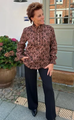 Say INA Copenhagen Bluse - Roxie - Brown