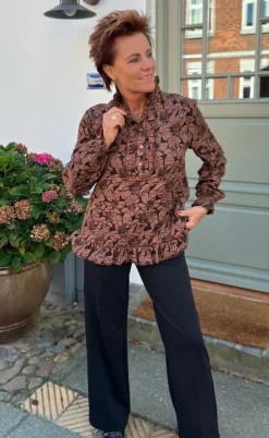 Say INA Copenhagen Bluse - Roxie - Brown