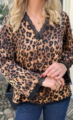 Say INA Copenhagen Bluse - Safina - Leopard