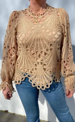 Say INA Copenhagen Bluse - Tanna - Camel