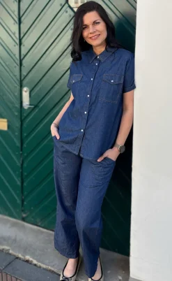 Say INA Copenhagen Bukser - Detia - Denim Blue