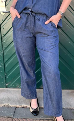 Say INA Copenhagen Bukser - Detia - Denim Blue