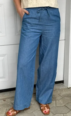 Say INA Copenhagen Bukser - Detia - Light Blue Denim