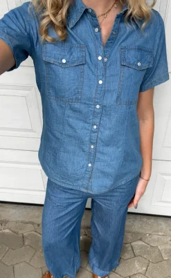 Say INA Copenhagen Bukser - Detia - Light Blue Denim