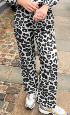Say INA Copenhagen Bukser - Ida - Grey Leopard