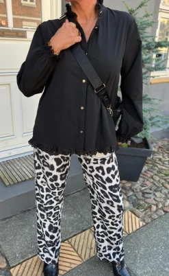 Say INA Copenhagen Bukser - Ida - Grey Leopard