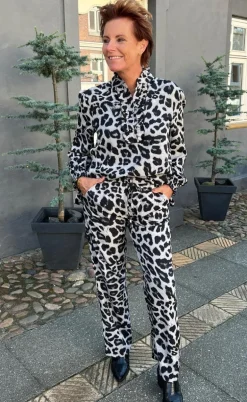 Say INA Copenhagen Bukser - Ida - Grey Leopard