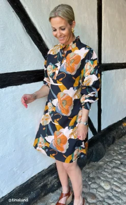 Say INA Copenhagen Kjole - Augusta - Mixed Big Flower