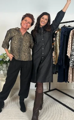 Say INA Copenhagen Kjole - Detia - Black Denim