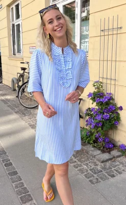 Say INA Copenhagen Kjole - Camilla - Blue/White Stripe