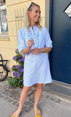 Say INA Copenhagen Kjole - Camilla - Blue/White Stripe