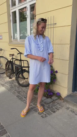 Say INA Copenhagen Kjole - Camilla - Blue/White Stripe