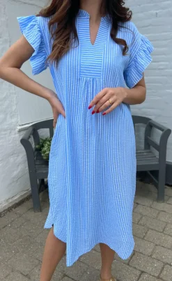 Say INA Copenhagen Kjole - Winnie - Blue Striped