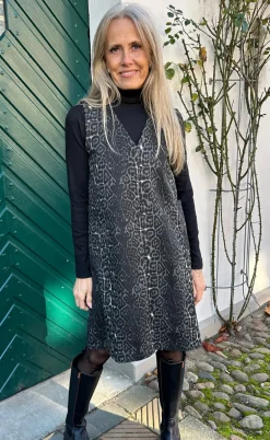 Say INA Copenhagen Kjole - Ania Spencer - Grey Leopard