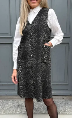 Say INA Copenhagen Kjole - Ania Spencer - Grey Leopard