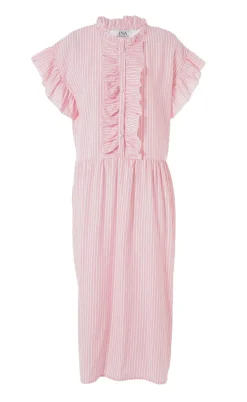 Say INA Copenhagen Kjole - Amelia - Pink Striped