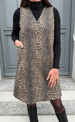 Say INA Copenhagen Kjole - Ania Spencer - Leopard