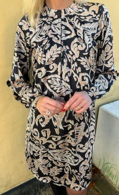 Say INA Copenhagen Kjole - Hazel - Brown Leaf