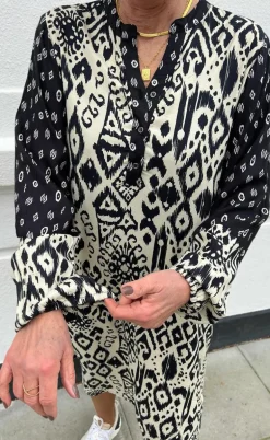 Say INA Copenhagen Kjole - Helena - Black / Off White