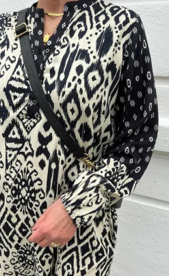 Say INA Copenhagen Kjole - Helena - Black / Off White