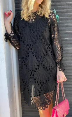 Say INA Copenhagen Kjole - Tanna - Black (Uden underkjole)