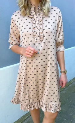 Say INA Copenhagen Kjole - Philine - Camel Bow