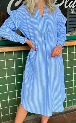 Say INA Copenhagen Kjole - Wilja - Blue Striped