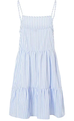 Say INA Copenhagen Kjole - Sisi - Blue White Stripe